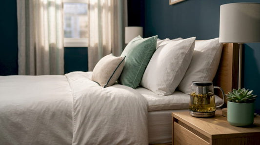 Inviting comfortable mattress in bright bedroom