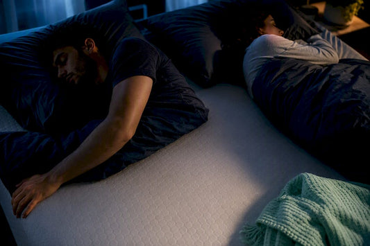Couple sleeping through nighttime movement