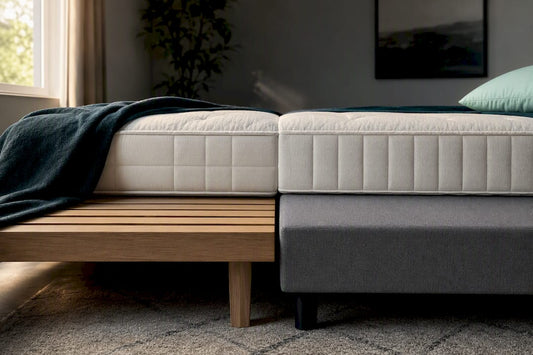 Mattress support comparison on platform and foundation