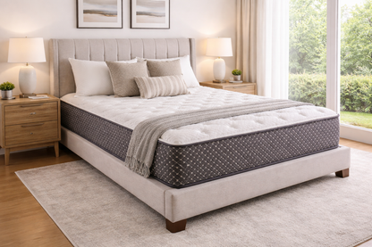 12" Quilted Hybrid Plush
