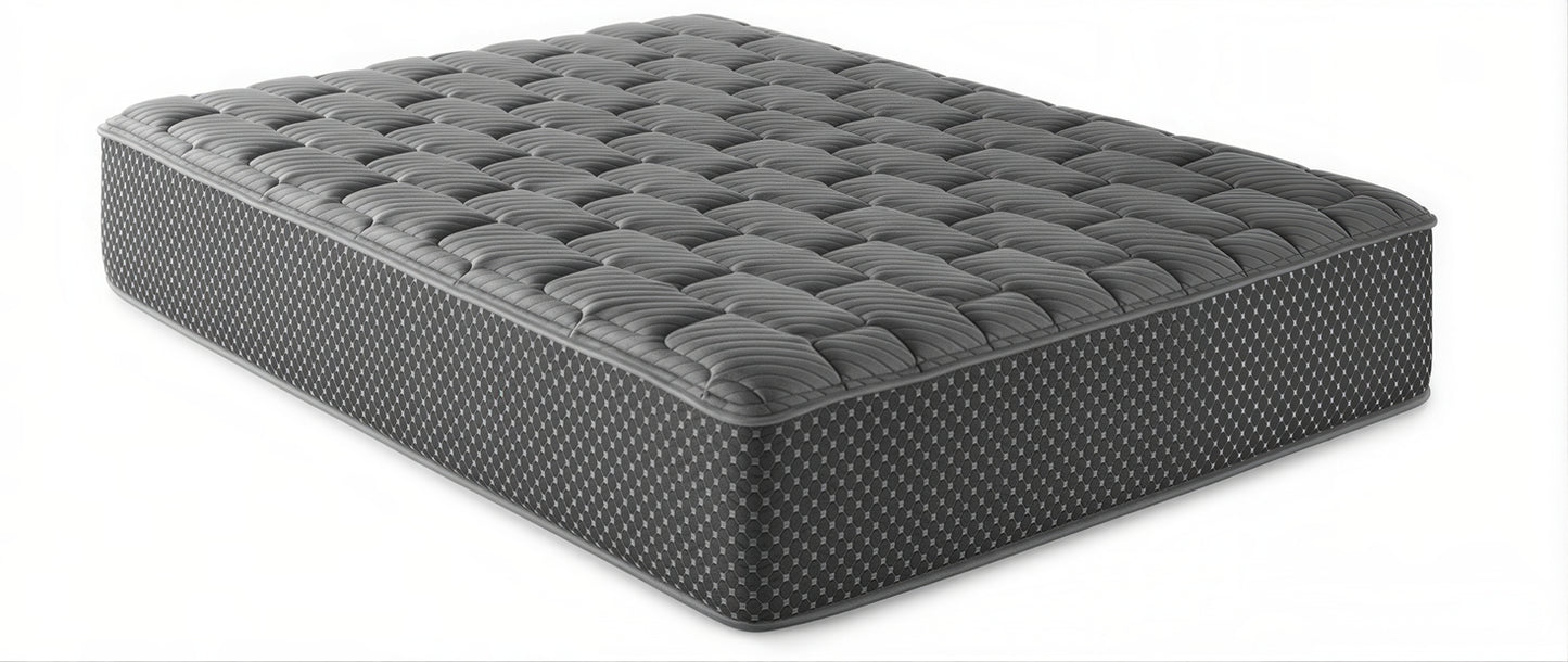 13-inch firm hybrid mattress – fiberglass-free, CertiPUR-US certified