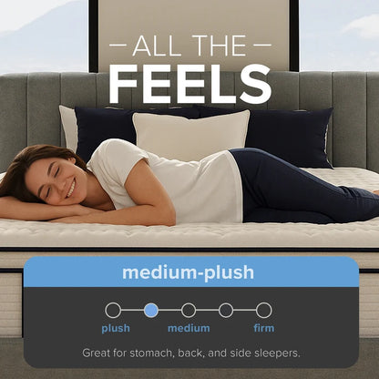 14" Sofinity Cooling Hybrid Mattress-Medium Plush