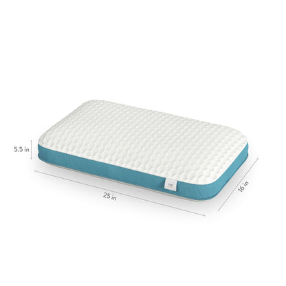 Dual-Sided Cooling Memory Foam Pillow – Queen