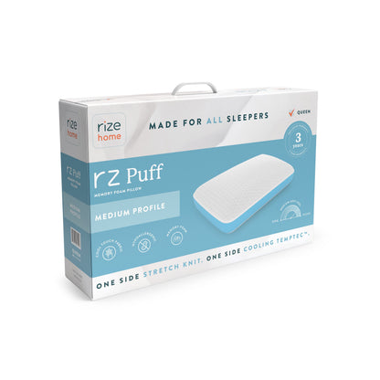 Dual-Sided Cooling Memory Foam Pillow – Queen
