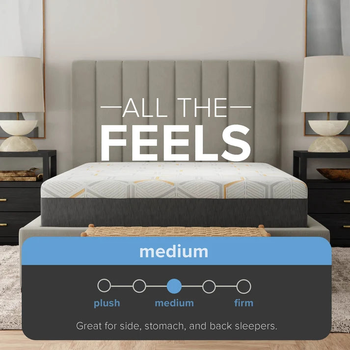 12" Memory Foam Copper-Gel Mattress Medium