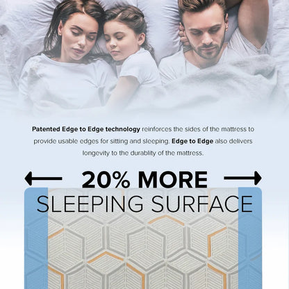 12" Memory Foam Copper-Gel Mattress Medium