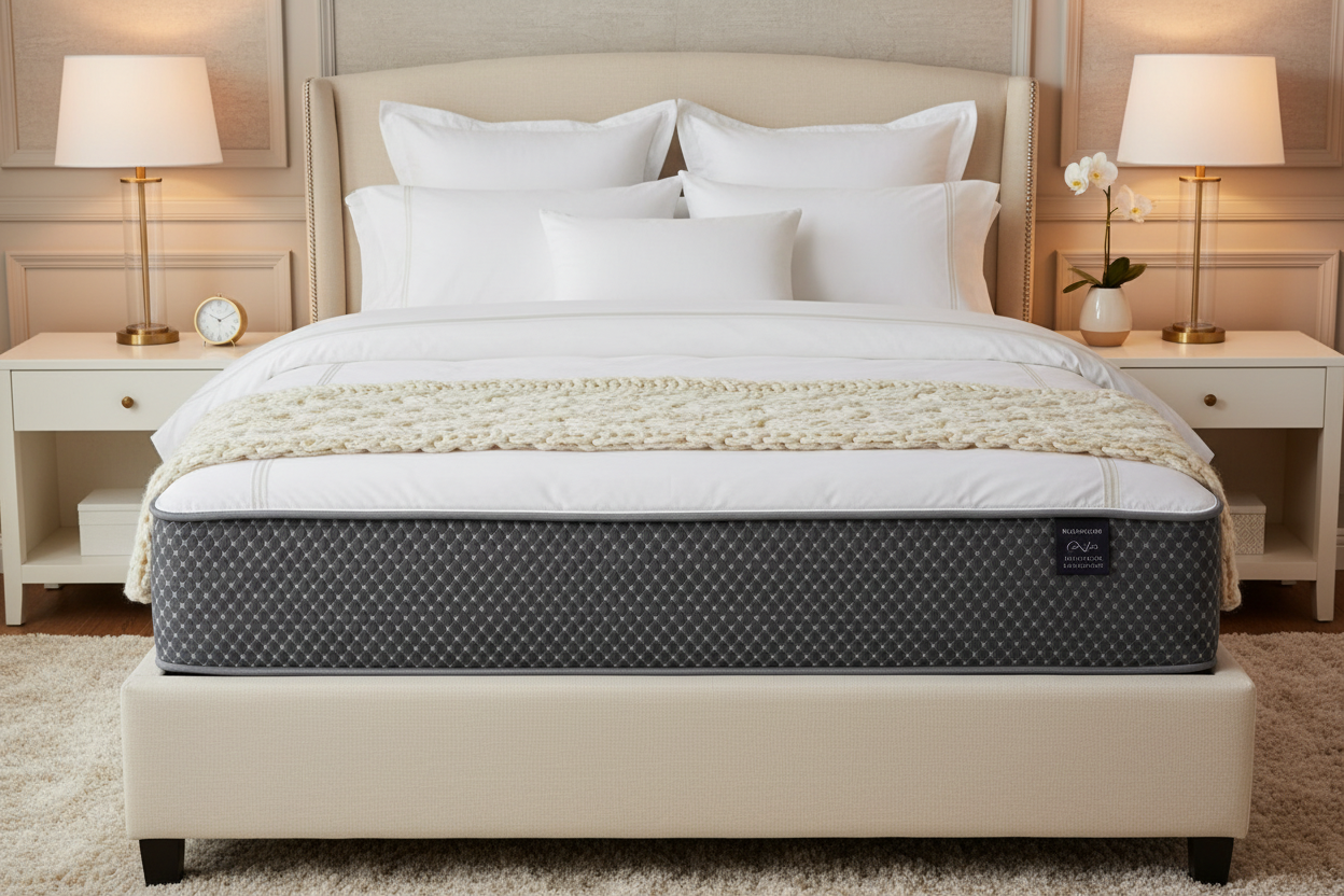 Luxury Hotel Bedroom - 13" Quilted Hybrid Firm